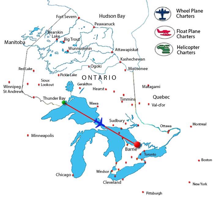 Thunder Bay Charter Flights 